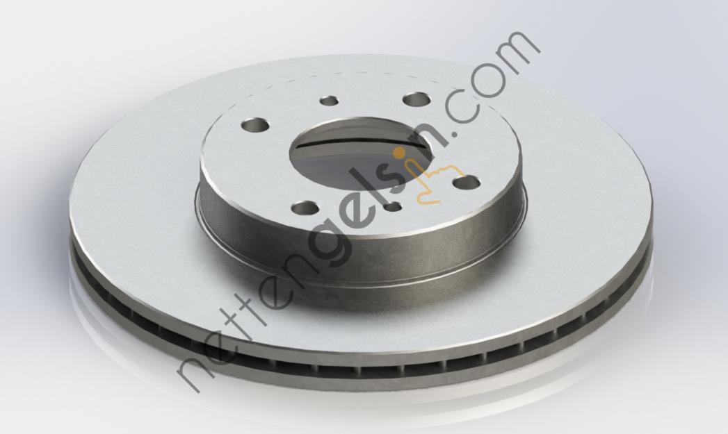 KRAFTVOLL 07040168 ON FREN AYNASI HAVALI 260mm ALMERA 00-06  NISSAN BİNEK FREN DİSKİ