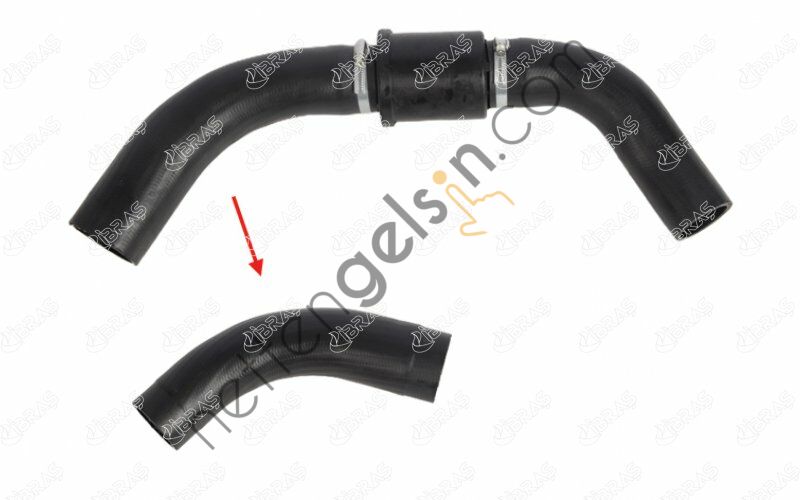 IBRAS 19653 INTERCOOLER HORTUMU BUYUK PLASTIK PARCA HARIC TRANSIT V347 2,4 TDCI  FORD BİNEK TURBO HORTUMU