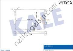 KALE 341915 RADYATOR BMW 5 / 7 520I / 523I / 528I / 535I / 540I / 728I / 730I / 740I / 750I 94-04   BMW BİNEK MOTOR SU RADYATORU