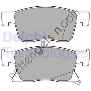DELPHI LP3237 ON FREN BALATASI ASTRA K 16" (300 MM) 15 >  OPEL BİNEK FREN BALATASI