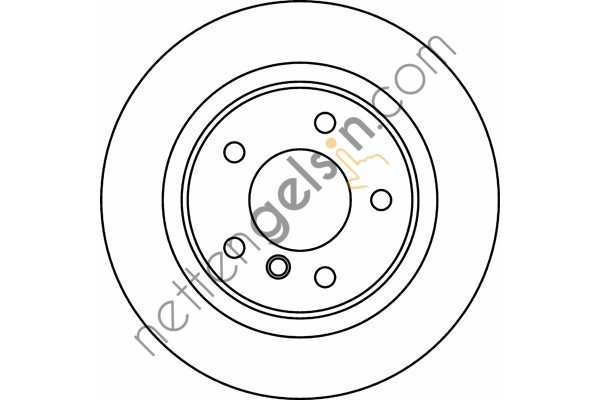 FERODO DDF1073 FREN DISKI ARKA HAVALI BMW E46 98>05  BMW BİNEK FREN DİSKİ