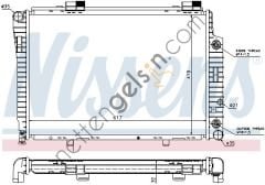 NISSENS 62756A RADYATÖR 202/210 180/200 ( K.LI ) A2025002203 MERCEDES