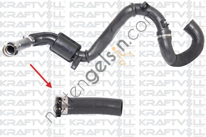 KRAFTVOLL 10031187 TURBO HORTUMU TRAFIC II VIVARO 2,0DCI (SILIKON PLASTIK BORU HARIC)  RENAULT BİNEK TURBO HORTUMU