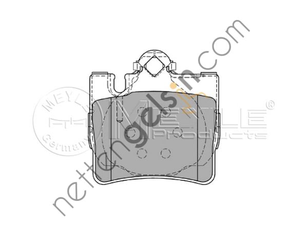 MEYLE 025 230 7815 FREN BALATASI 220 ARKA -- 02 A0034201920 MERCEDES