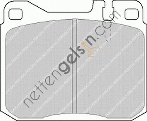 FERODO FDB243 ON FREN BALATASI W123-C123-S123-W126-C126-R107-C107  MERCEDES BİNEK FREN BALATASI