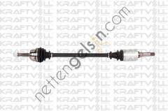 KRAFTVOLL 01010049 AKS ON SAG KOMPLE 106 SAXO DIS FREZE 22 IC FREZE 21 BOY 807MM TU9-TU1-TU3JP-TUD5 1.0 1.1 1.4 1.5 DIZEL 96>04  PEUGEOT-CITROEN BİNEK AKS MİLİ