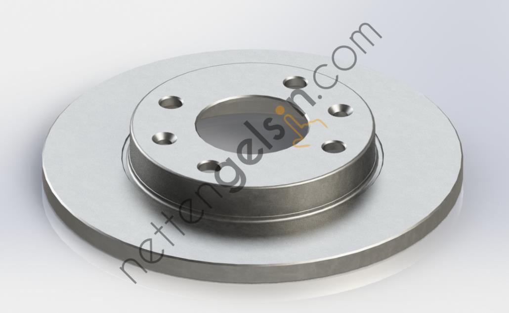 KRAFTVOLL 07040183 ON FREN AYNASI 247mm P206 P306 XSARA 1,1 / 1,4I / 1,4HDI 98>  PEUGEOT-CITROEN BİNEK FREN DİSKİ