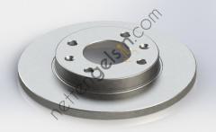 KRAFTVOLL 07040183 ON FREN AYNASI 247mm P206 P306 XSARA 1,1 / 1,4I / 1,4HDI 98>  PEUGEOT-CITROEN BİNEK FREN DİSKİ