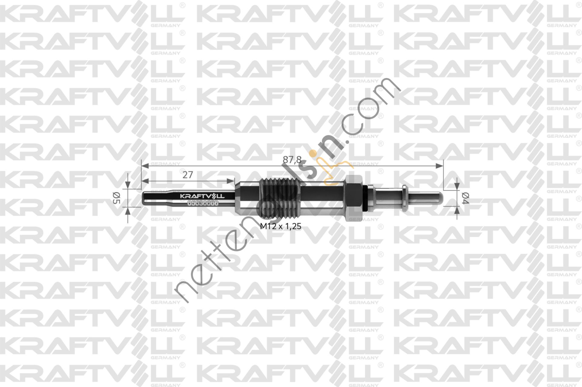 KRAFTVOLL 05030066 KIZDIRMA BUJISI SPRINTER 901 902 903 904 96>06 VARIO 96>10 W210 VF210 G210TD 2,9D 11,5V  MERCEDES BİNEK BUJİ