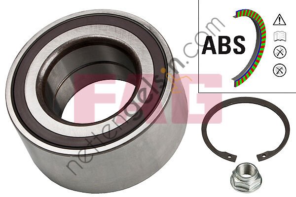 FAG 713623490 ON TEKER RULMANI 5 DELIK FIAT 500×1.4 14 4×4 15 1.3D 1.6D 2.0D MLTJET 14  FIAT BİNEK TEKER PORYASI