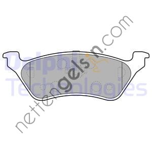 DELPHI LP1694 ARKA FREN BALATASI CHRYSLER VOYAGER IV 00>08  CHRYSLER BİNEK FREN BALATASI