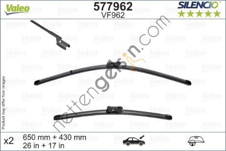 VALEO 577962 SILECEK SUPURGESI (650+430 mm) 508 II 18>  PEUGEOT-CITROEN BİNEK SİLECEK SÜPÜRGESİ
