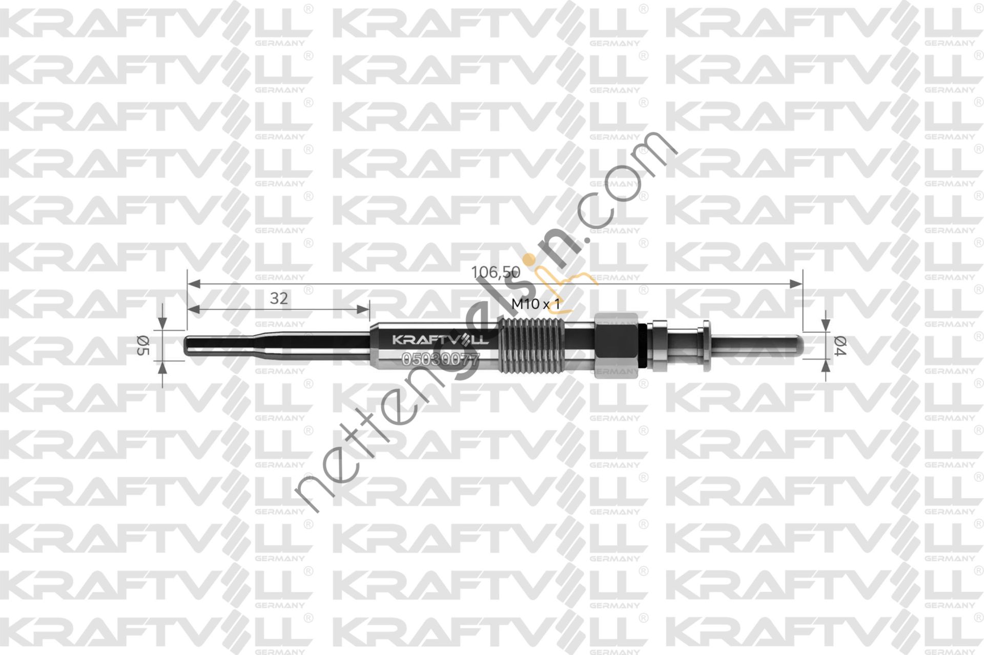 KRAFTVOLL 05030077 KIZDIRMA BUJISI BMW E46 E87 E91 E92 E60 E65  BMW BİNEK BUJİ