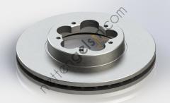 KRAFTVOLL 07040193 ON FREN DISK AYNASI TRANSIT V347 06>14 O,CEKER HAVA SOGUTMALI OLCU: (280 * 28)  FORD BİNEK FREN DİSKİ