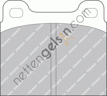 FERODO FDB2M FREN BALATASI ARKA W126 85>91 C126 87>91 W116 75>80 C107 74>81  MERCEDES BİNEK FREN BALATASI