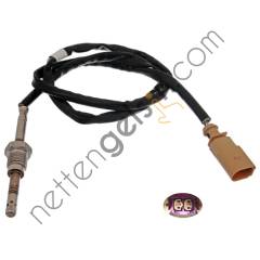 FEBI 49305 EKSOZ SICAKLIK SENSORU (TURUNCU SOKET) GOLF V VI JETTA PASSAT TIGUAN SCIROCCO A3 LEON TOLEDO SUPERB OCTAVIA YETI CAYB CAYC  VW-AUDI-SEAT-SKODA BİNEK