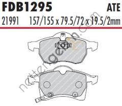 FERODO FDB1295 ON FREN BALATASI ASTRA G 1,8 16V-2,0 16V-ASTRA H 1,4/1,6/1,7CDTI/1,8/2,0T 03/04-->ASTRA H CDTI-ZAFIR  OPEL BİNEK FREN BALATASI