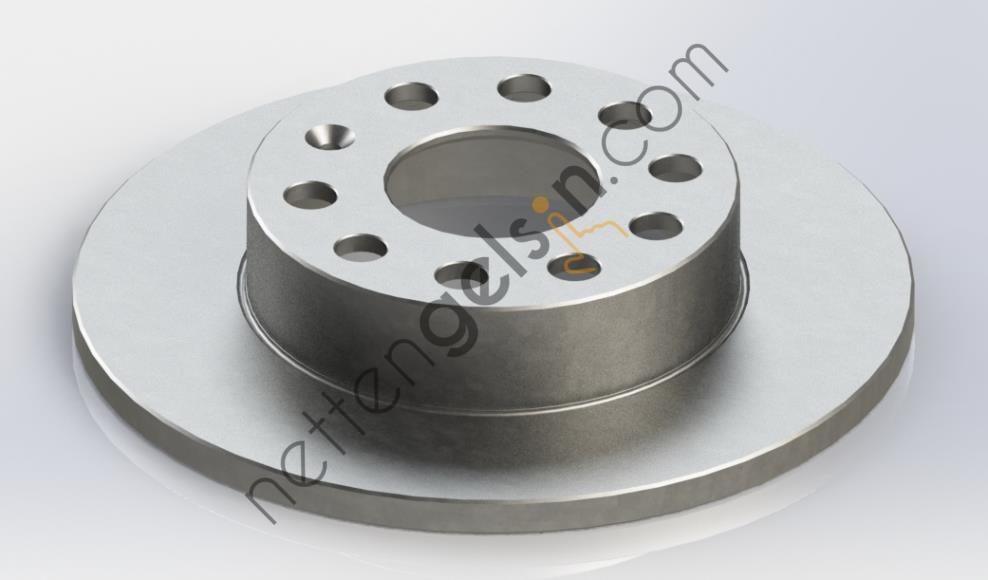KRAFTVOLL 07040197 ARKA FREN AYNASI CADDY III 1,4-1,6-1,9TDI 03/04-->TOURAN 1,6-1,6FSI-1,9TDI-2,0TDI-2,0FSI 02/03-->  VW-AUDI-SEAT-SKODA BİNEK FREN DİSKİ
