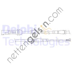 DELPHI LZ0239 BALATA FISI ON 675mm BMW F20 F30 F34   BMW BİNEK BALATA FISI