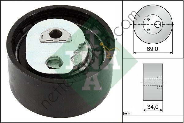 INA 531094110 EKSANTRIK RULMANI BOXER DUCATO 2,3JTD 02>  FIAT BİNEK ALTERNATÖR GERGİ RULMANI