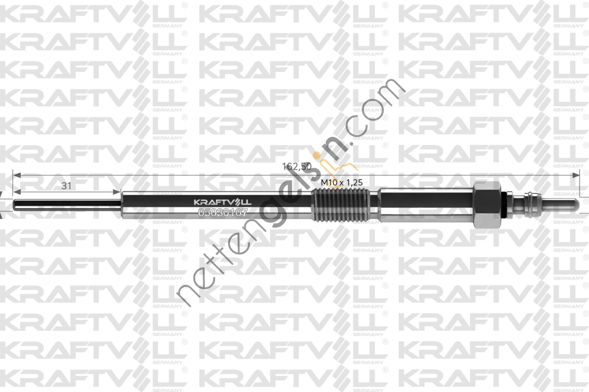 KRAFTVOLL 05030107 KIZDIRMA BUJISI (CZ274) HONDA CIVIC X 1.6 DTEC 2014-> CRV 1.6-2.2 DTEC 2012  HONDA BİNEK BUJİ