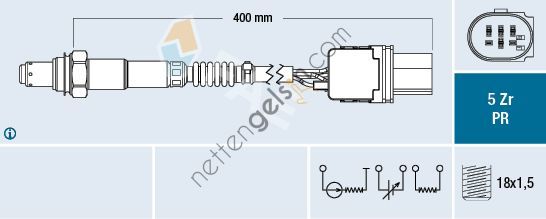 FAE FA:75061 OKSİJEN SENSÖRÜ OPEL ASTRA H/VECTRA C Z19DTH 855506 OPEL