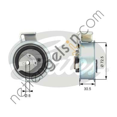 GATES GT:T43018 GERGİ KASNAĞI TRİGER VW 1.8T 20V AWT ALT 06B109243B VW