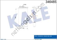 KALE 346485 KALORIFER RADYATORU DS5 P3008 P5008 09>  PEUGEOT-CITROEN BİNEK KALORİFER RADYATÖRÜ