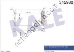 KALE 345980 MOTOR RADYATORU VIANO / VITO / MIXTO Box / VITO Bus  MERCEDES BİNEK MOTOR SU RADYATORU
