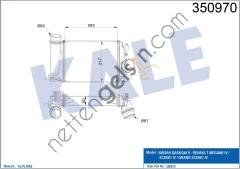 KALE 350970 INTERCOOLER NISSAN QASHQAI 1,2 2013 ->  NISSAN BİNEK TURBO RADYATÖRÜ