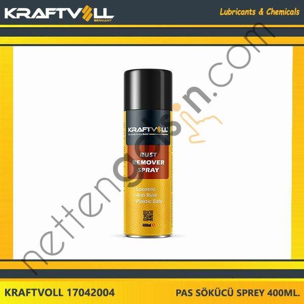 KRAFTVOLL 17042004 PAS SOKUCU SPREY 400ML.  YAĞ & ANTİFİRİZ BİNEK ! PAS SOKUCU SPREY