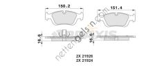 BRAXIS AA0427 FREN BALATASI ON BMW E46 E36 91>05  BMW BİNEK FREN BALATASI