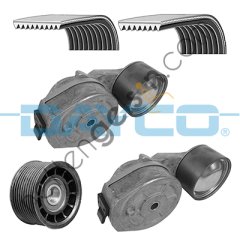 DAYCO KPV144HD KANALLI KAYIS SETI RENAULT KERAX - PREMIUM 440-450-460 (DXI 11) &sol; VOLVO FM - FMX ( D11)  RENAULT BİNEK KANALLI V KAYIŞ