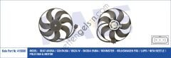 KALE 415600 FAN MOTORU (250 / 80W 345mm) AROSA CORDOBA IBIZA IV FABIA ROOMSTER FOX LUPO NEW BEETLE  VW-AUDI-SEAT-SKODA BİNEK FAN MOTORU