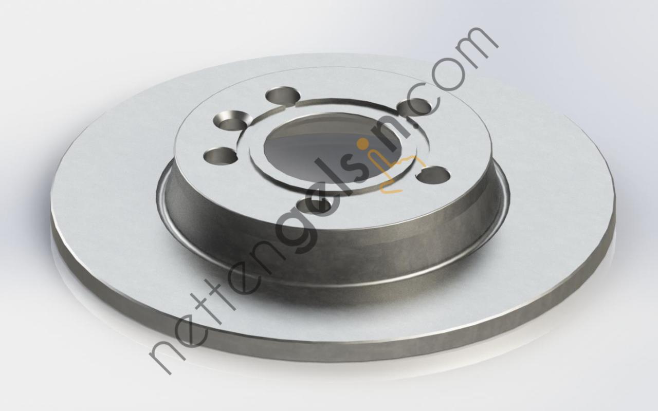 KRAFTVOLL 07040222 ARKA FREN AYNASI TRANSPORTER T4 2.4 2.5 96 03  VW-AUDI-SEAT-SKODA BİNEK FREN DİSKİ