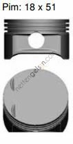 NURAL 8771668STD000G PISTON 72.50 mm OPEL CORSA B/C X12XE/Z12XE 5623162 OPEL
