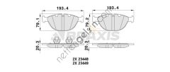 BRAXIS AA0445 FREN BALATASI ON BMW X5 E53 00>06  BMW BİNEK FREN BALATASI
