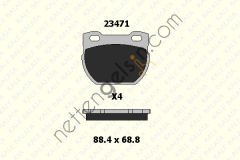 KALE B 23471 150 04 ANS KD13 FREN BALATASI ARKA DEFENDER  LAND ROVER BİNEK FREN BALATASI