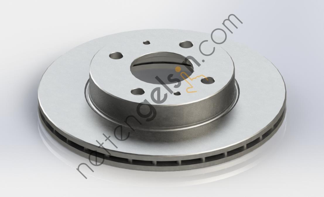 KRAFTVOLL 07040238 ON FREN AYNASI HAVALI 240mm SUNNY 86-96/100NX 90->  NISSAN BİNEK FREN DİSKİ