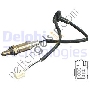 DELPHI ES11106-12B1 OKSIJEN SENSORU COROLLA 02-06 / AVENSIS 03-08 1,6 VVTI (3ZZFE)  TOYOTA BİNEK OKSİJEN SENSÖRÜ