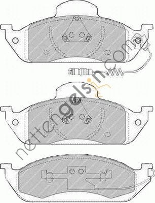 FERODO FDB1400 FREN BALATASI ON ML-CLASS W163 98>05  MERCEDES BİNEK FREN BALATASI