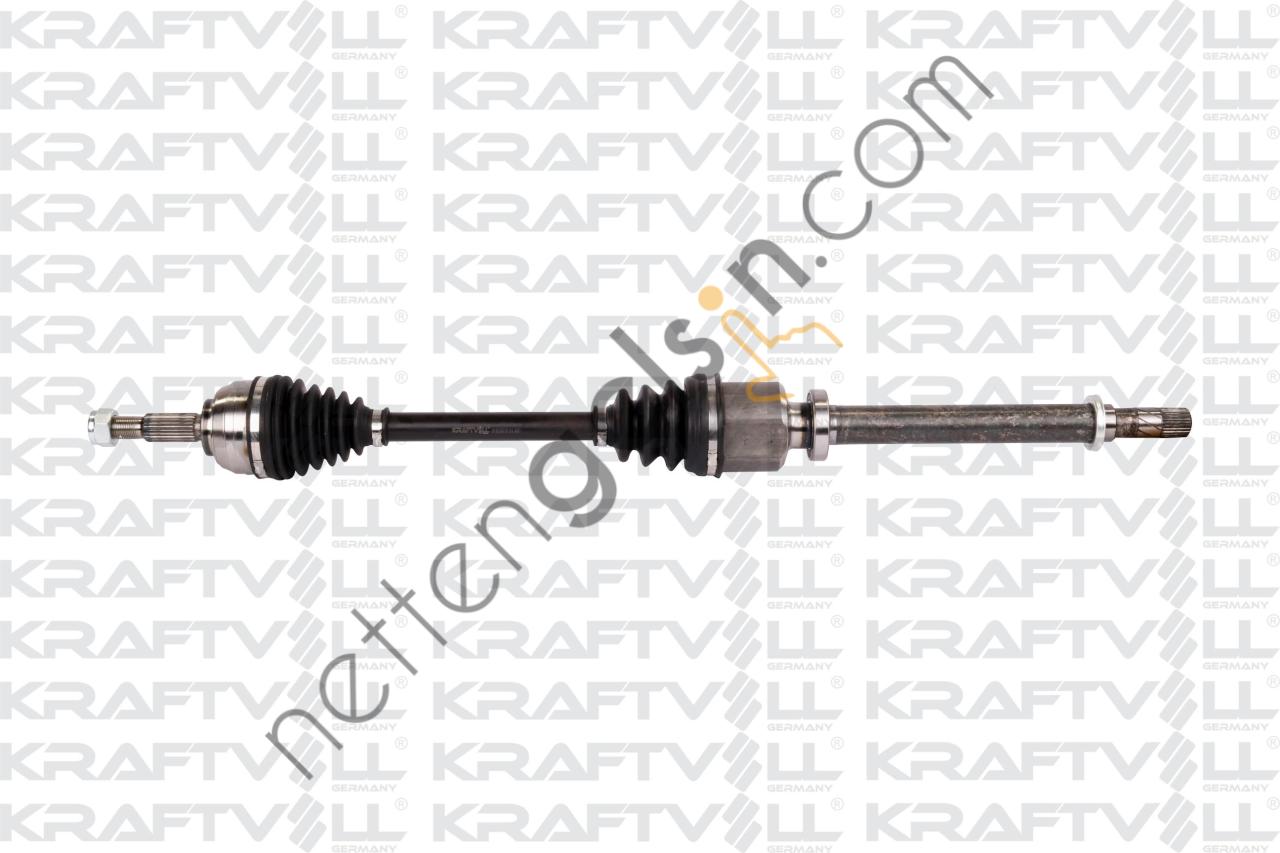 KRAFTVOLL 01010019 AKS ON SAG KOMPLE LOGAN MCV CLIO III MODUS 1.5DCI DIS FREZE 23-IC FREZE 26-UZUNLUK 897MM 05--->  DACIA BİNEK AKS MİLİ