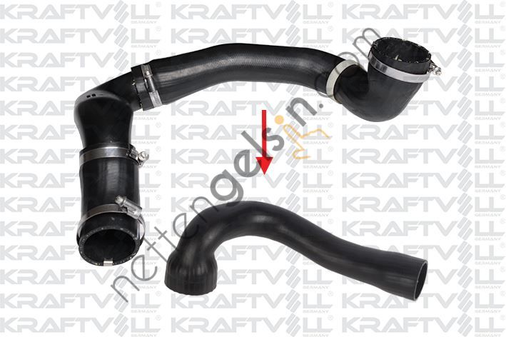 KRAFTVOLL 10031389 TURBO HORTUMU BUYUK (PLASTIK PARCA HARIC) FREELANDER 2 06>14  LAND ROVER BİNEK TURBO HORTUMU