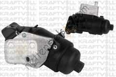 KRAFTVOLL 08090180 YAG FILTRESI KOMPLE ( KUTUK+FILTRE+SOGUTUCU ) ACCENT ERA 1.5 CRDI 2006-> CERATO 1.5 CRDI 2004-> RIO 1.5 CRDI 2005->  HYUNDAI BİNEK YAĞ FİLTRESİ
