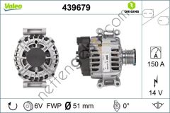VALEO 439679 ALTERNATOR MERCEDES C - E (M271)  MERCEDES BİNEK ALTERNATÖR KOMPLE