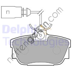 DELPHI LP1541 ARKA FREN BALATASI TRANSPORTER (99-) (FISLI)   VW-AUDI-SEAT-SKODA BİNEK FREN BALATASI