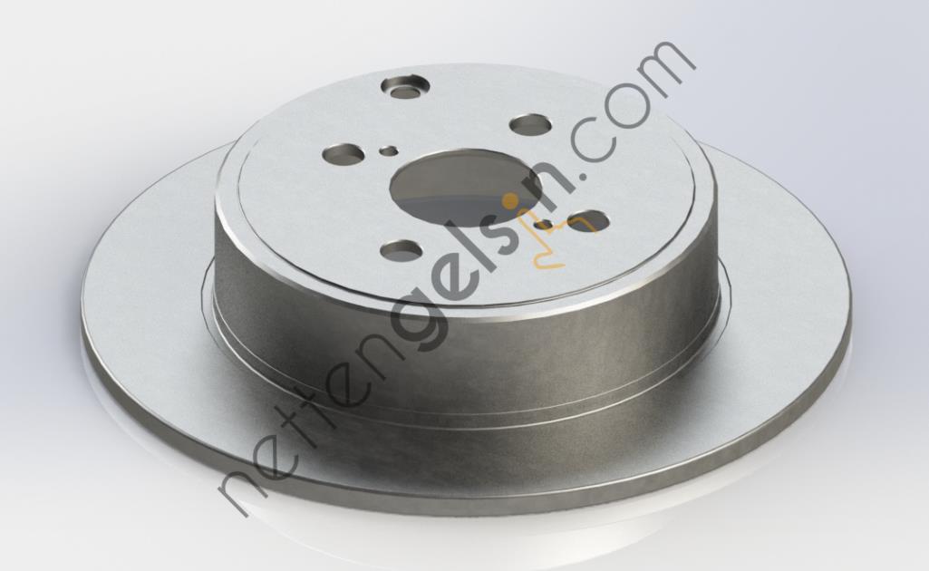 KRAFTVOLL 07040253 ARKA FREN DISKI (AYNASI) DUZ TOYOTA COROLLA 1.4 D4D 1.6 VVTI 2003-2007 (279X4)  TOYOTA BİNEK FREN DİSKİ