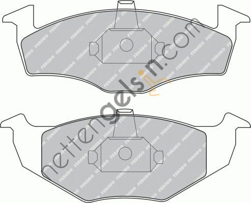 FERODO FDB1101 ON FREN BALATASI POLO 95--> FABIA 07--> AROSA LUPO ( 6N )   VW-AUDI-SEAT-SKODA BİNEK FREN BALATASI