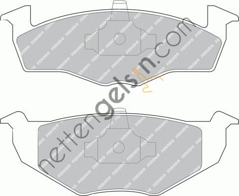 FERODO FDB1054 ON FREN BALATASI GOLF III 96>98 CORDOBA IBIZA TOLEDO 93>99  VW-AUDI-SEAT-SKODA BİNEK FREN BALATASI