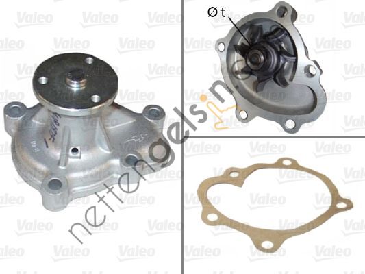 VALEO 506697 DEVIRDAIM SU POMPASI ASTRA G ASTRA H COMBO MERIVA ZAFIRA B Y17DT 00>  OPEL BİNEK DEVİRDAİM